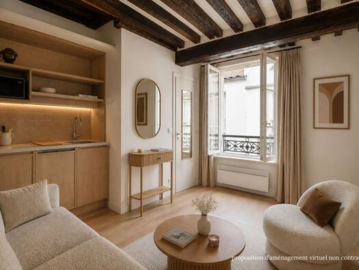 Appartement à vendre 240 000 € 1 pièce 17,1 m² Étage 4/5 Île Saint Louis Paris 4ème arrondissement 75004