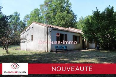 Maison à vendre 171 360 € 6 pièces 3 chambres 130 m² 1 845 m² de terrain Sers 16410