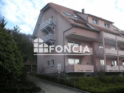 Appartement à louer 555 € 2 pièces 1 chambre 49,7 m² 3ème étage Weiler Wissembourg 67160