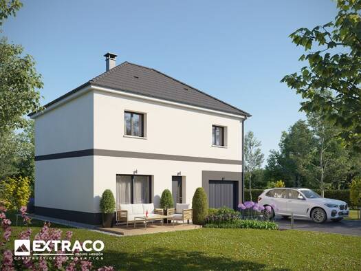 Terrain avec maison neuve à vendre 599 900 € 5 pièces 4 chambres 100 m² 835 m² de terrain Hennequeville-Zone Callenville Trouville-sur-Mer 14360