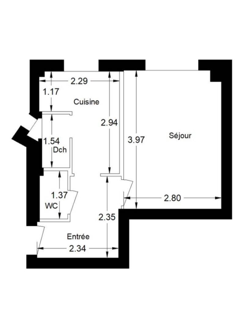 Maison à louer, 22m², CLICHY