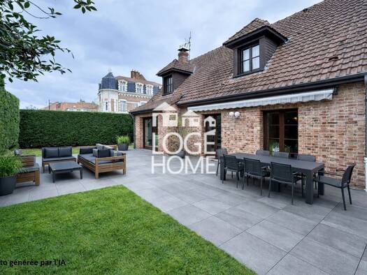 Maison à vendre 790 000 € 6 pièces 5 chambres 150 m² 563 m² de terrain Marcq-en-Barœul 59700