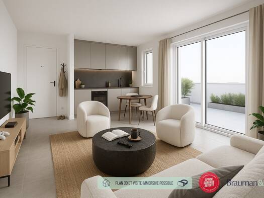 Appartement à vendre - neuf 138 000 € 1 pièce 29 m² 3ème étage Ouest Monteux 84170