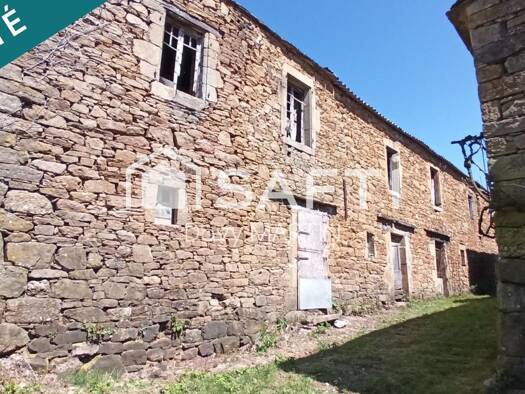 Maison à vendre 90 000 € 4 pièces 2 chambres 87 m² 1 738 m² de terrain Brousse-le-Château 12480