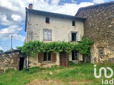 Maison à vendre 49 500 € 4 pièces 2 chambres 75 m² 1 400 m² de terrain Mayres 63220