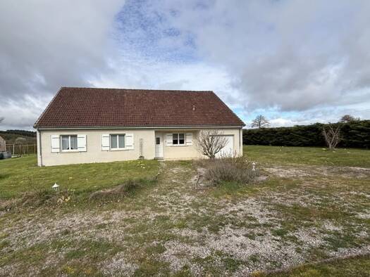 Maison de plain-pied à vendre 120 000 € 5 pièces 3 chambres 91 m² 1 151 m² de terrain Magnien 21230