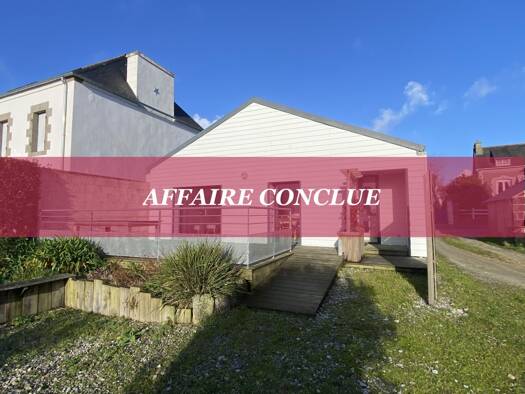 Maison de plain-pied à vendre 239 900 € 3 pièces 2 chambres 63,5 m² 231 m² de terrain Lampaul-Plouarzel 29810