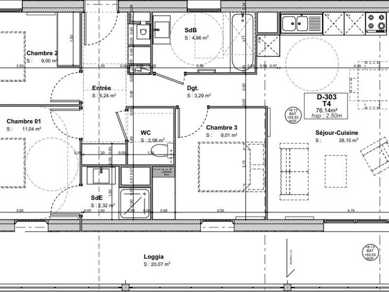 Maison à louer, 76m², LORMONT