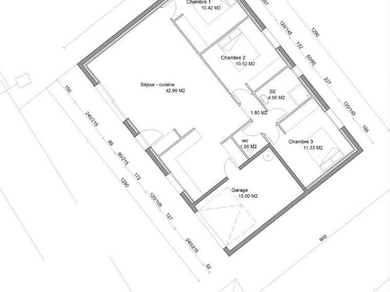 Maison à louer, 83m², SAINT JUST LUZAC