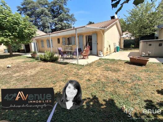 Maison de plain-pied à vendre 319 000 € 4 pièces 3 chambres 101 m² Centre-Loire Saint-Just-Saint-Rambert 42170