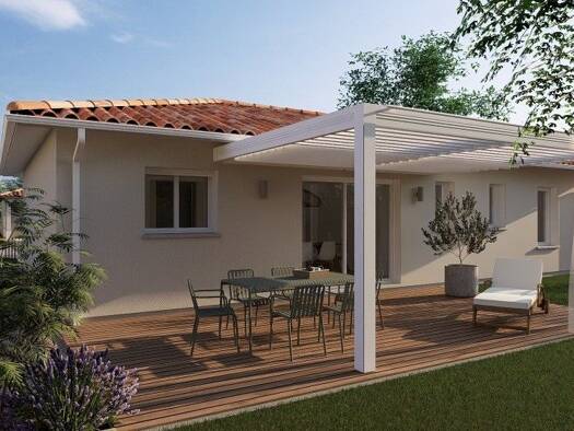 Terrain avec maison neuve à vendre 215 100 € 4 pièces 3 chambres 80 m² 1 390 m² de terrain Saint-Pierre-de-Mons 33210