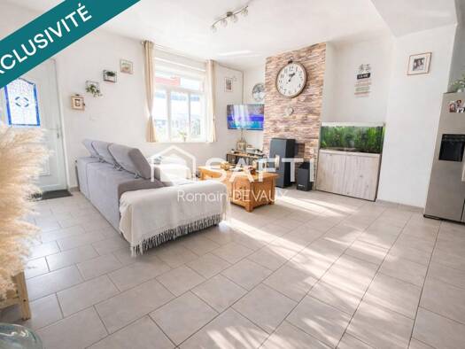 Maison de ville à vendre 170 000 € 5 pièces 3 chambres 110 m² 2 010 m² de terrain Centre Lillers 62190