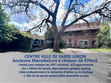 Immeuble à vendre 87 778 € 476 m² Sarre-Union 67260