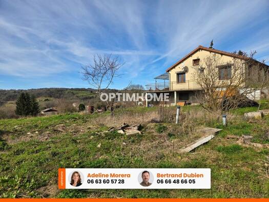 Maison de plain-pied à vendre 158 000 € 5 pièces 4 chambres 112 m² 2 010 m² de terrain Estandeuil 63520