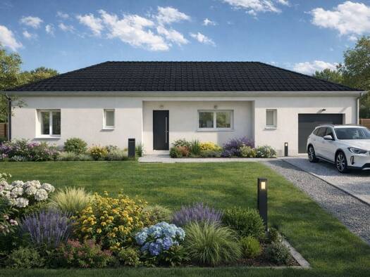 Terrain avec maison neuve à vendre 255 000 € 5 pièces 4 chambres 110 m² 770 m² de terrain Saint-Maur 36250