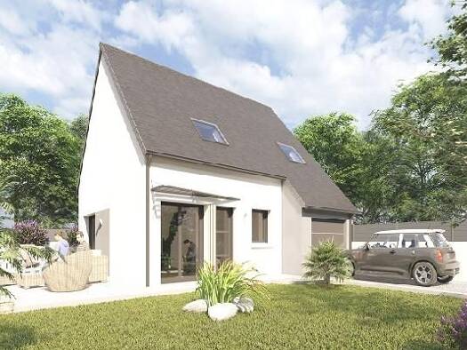 Terrain avec maison neuve à vendre 232 800 € 1 pièce 4 chambres 86 m² 424 m² de terrain Névez 29920