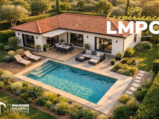 Terrain avec maison neuve à vendre 287 000 € 3 pièces 2 chambres 80 m² 379 m² de terrain Aubais 30250