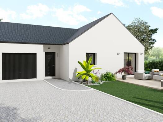 Terrain avec maison neuve à vendre 243 834 € 4 pièces 3 chambres 89 m² 763 m² de terrain Saint-Thual 35190