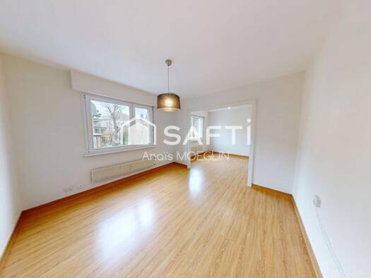 Appartement à louer 800 € 3 pièces 1 chambre 58 m² Étage 1/2 Rebberg Nord Mulhouse 68100