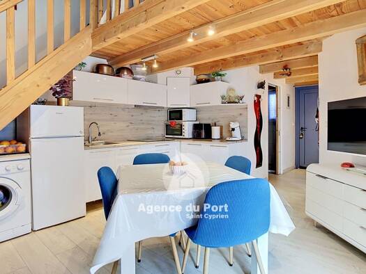Appartement à vendre 149 500 € 3 pièces 2 chambres 49 m² Étage 1/1 Village Sud Canet-en-Roussillon 66140