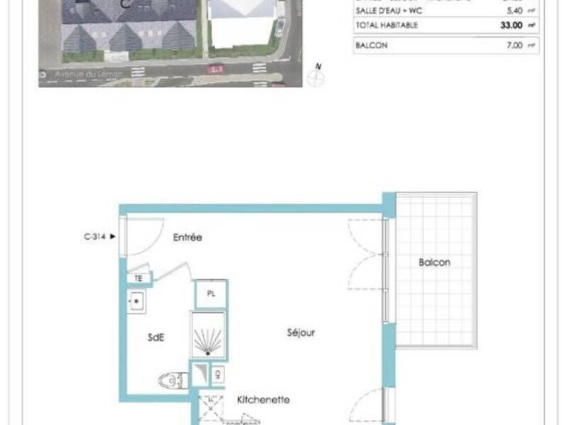 Maison à louer, 33m², BONS EN CHABLAIS