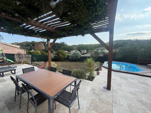 Maison de plain-pied à vendre 475 000 € 4 pièces 3 chambres 96 m² 865 m² de terrain Levens 06670