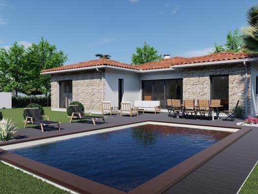 Terrain avec maison neuve à vendre 370 000 € 6 pièces 4 chambres 165 m² 2 500 m² de terrain Clam 17500