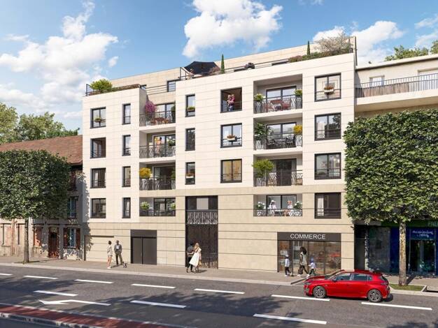 Appartement à vendre - neuf 369 800 € 3 pièces 61,6 m² Étage 1/5 dès le 01/07/2028 Les Siams Le Perreux-sur-Marne 94170