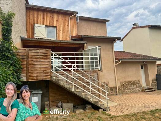 Maison de ville à vendre 224 000 € 4 pièces 3 chambres 148 m² 316 m² de terrain Valeille 42110