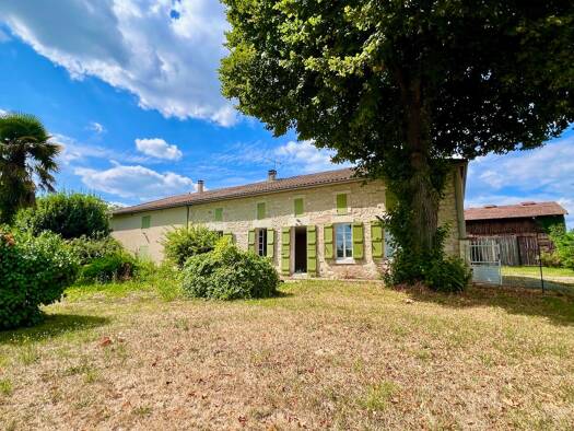 Maison à vendre 169 900 € 5 pièces 3 chambres 108 m² 2 881 m² de terrain Le Temple-sur-Lot 47110
