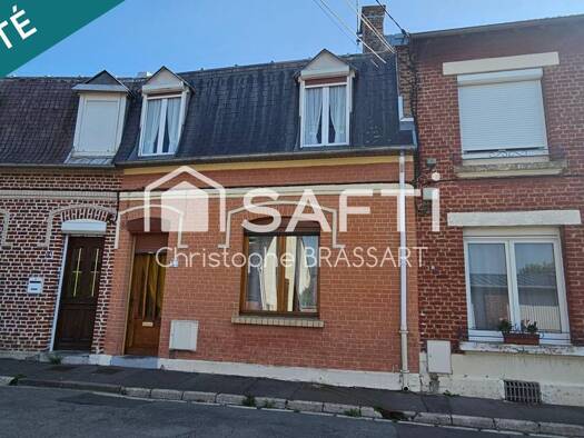 Maison à vendre 132 000 € 4 pièces 2 chambres 94 m² 183 m² de terrain Sud Saint-Nicolas 62223