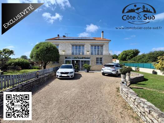 Villa à vendre 499 200 € 10 pièces 7 chambres 285 m² Échillais 17620