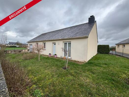 Maison de plain-pied à vendre 180 000 € 5 pièces 3 chambres 100 m² 1 332 m² de terrain Pleugriffet 56120