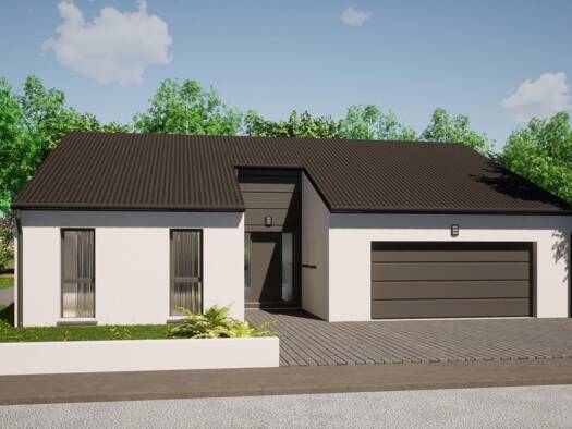 Terrain avec maison neuve à vendre 205 000 € 5 pièces 3 chambres 93 m² 1 200 m² de terrain Samogneux 55100