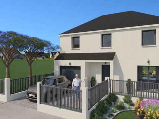 Terrain avec maison neuve à vendre 585 620 € 5 pièces 4 chambres 102 m² 1 067 m² de terrain Centre Brunoy 91800