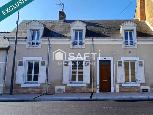 Maison à vendre 142 000 € 5 pièces 3 chambres 124 m² 348 m² de terrain Noyen-sur-Sarthe 72430