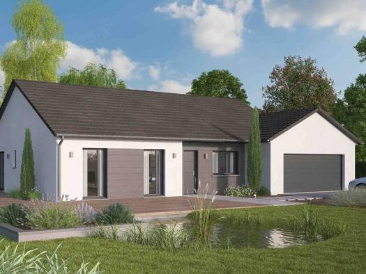 Terrain avec maison neuve à vendre 295 000 € 5 pièces 3 chambres 110 m² 500 m² de terrain Morfontaine 54920