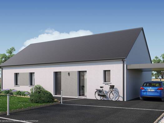 Terrain avec maison neuve à vendre 199 819 € 5 pièces 4 chambres 110 m² 573 m² de terrain Bellevigne-en-Layon 49380