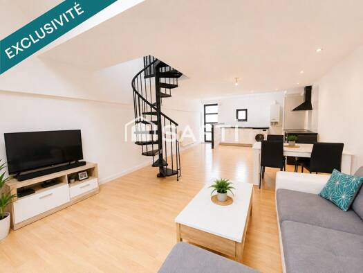 Duplex à vendre 99 000 € 2 pièces 1 chambre 54 m² Étage 1/1 Sud Anzin 59410
