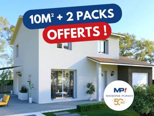 Terrain avec maison neuve à vendre 253 300 € 4 pièces 3 chambres 94 m² 400 m² de terrain Saint-Paul-de-Varax 01240