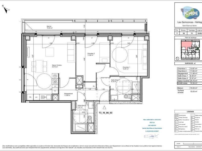 Maison à louer, 74m², SAINT OUEN
