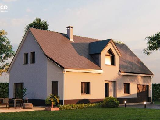 Terrain avec maison neuve à vendre 277 000 € 6 pièces 5 chambres 132 m² 728 m² de terrain Étaimpuis 76850