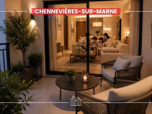 Appartement à vendre - neuf 216 000 € 2 pièces 42 m² Hauts de Chennevières-Pince Vent Chennevières-sur-Marne 94430