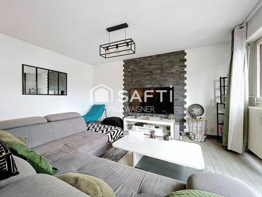 Appartement à vendre 92 000 € 2 pièces 1 chambre 48 m² Étage 2/4 Les Provinces-Heubach-Artois Laxou 54520