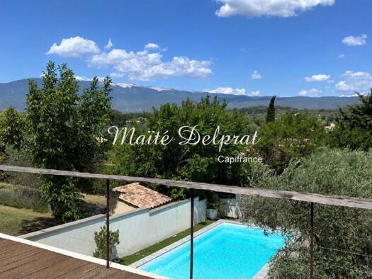 Maison à vendre 370 000 € 6 pièces 4 chambres 120 m² 735 m² de terrain Mormoiron 84570