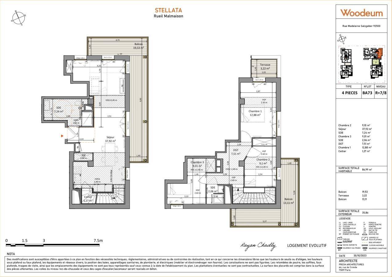 Maison à louer, 86m², RUEIL MALMAISON