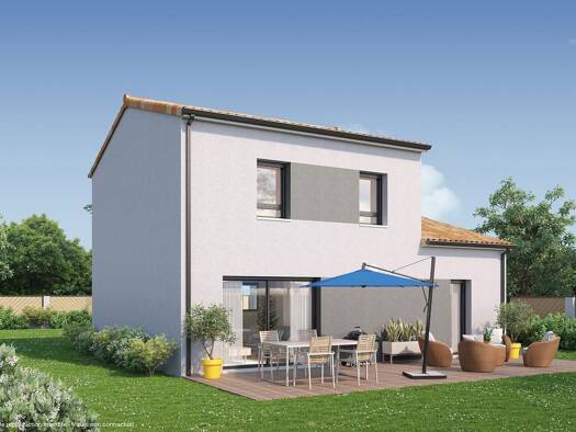 Terrain avec maison neuve à vendre 266 523 € 5 pièces 4 chambres 100 m² 579 m² de terrain Labouheyre 40210