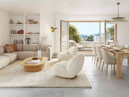 Appartement à vendre - neuf 200 000 € 3 pièces 2 chambres 66,1 m² Étage 1/5 Villancourt Le Pont-de-Claix 38800