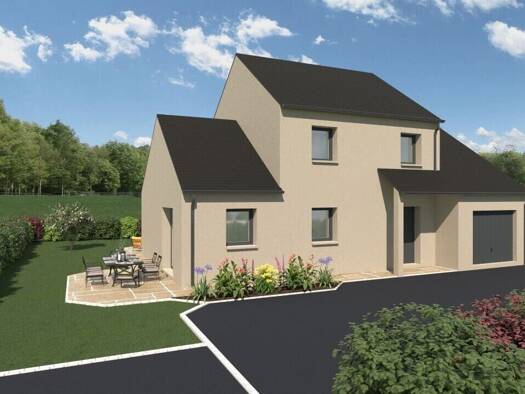 Terrain avec maison neuve à vendre 288 000 € 5 pièces 4 chambres 100 m² 833 m² de terrain Lieusaint 50700