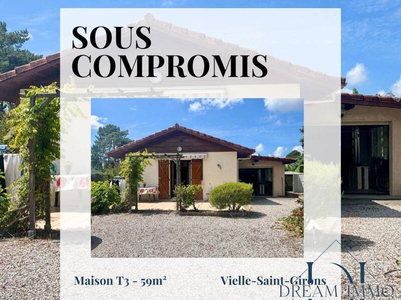 Maison à vendre, 59m², VIELLE SAINT GIRONS
